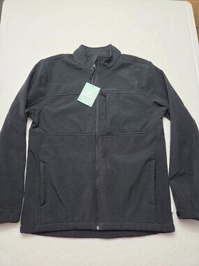Magellan Outdoors Men’s Hickory Canyon Black Caviar Softshell Jacket Size M NWT